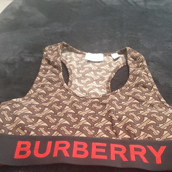 Burberry Brown Monogram Tank Top Price Is Firm.Thanks - Picture 1 of 7
